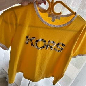 Yellow woman top